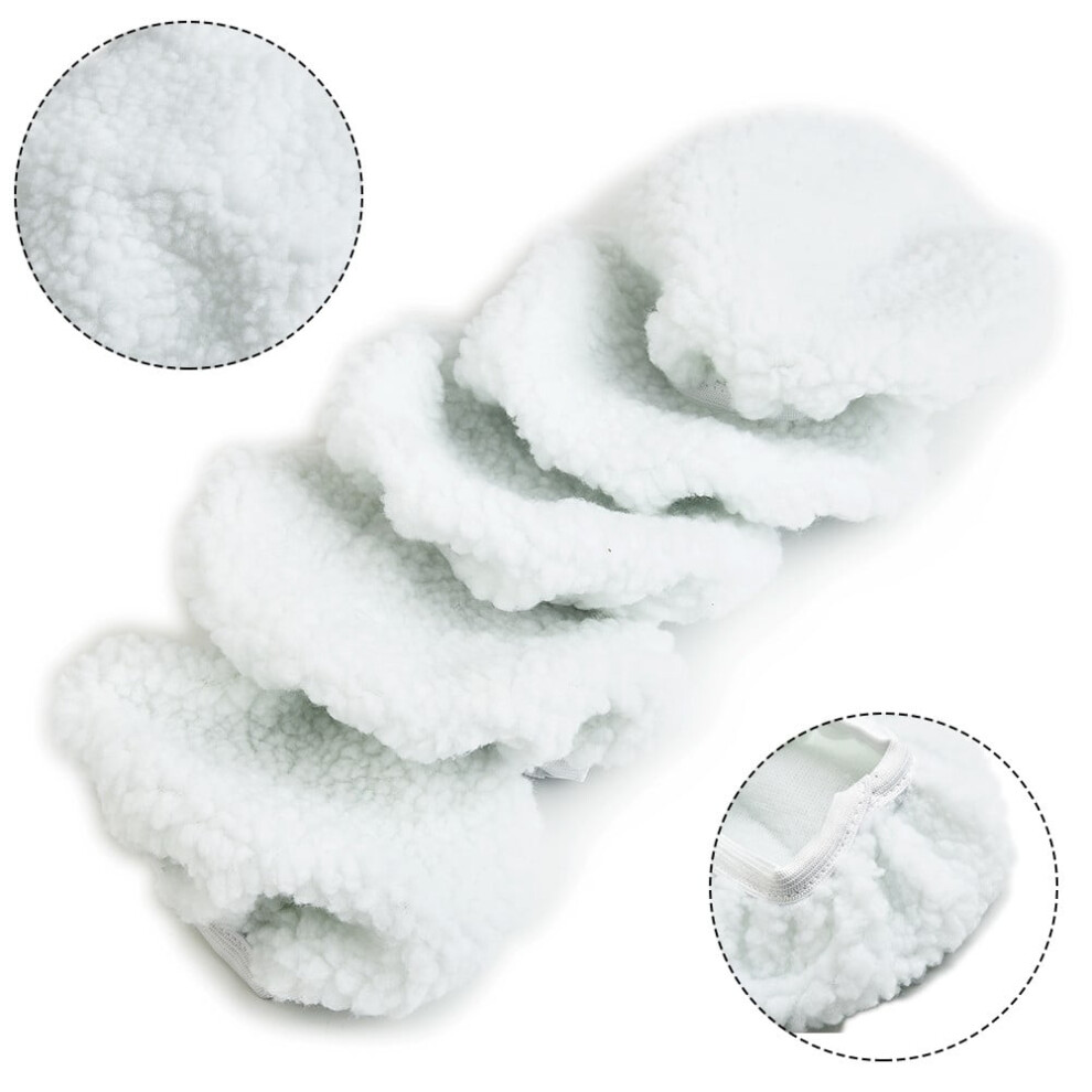 5Pcs Polishing Bonnet Buffer Pads Set Soft Wool For 5-6" Car Polisher Waxing 9083649073957