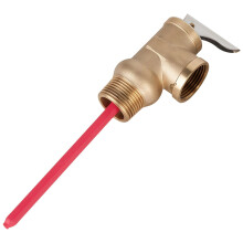 3/4 Inch Brass Boiler Pressure Relief Valve 150 PSI for Water Heater Overpressure Protection