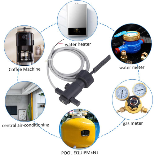 ExplosionProof Water Level Sensor with Adjustable Float Valve for Heat Pump, Pool, AC, Gas Meters 1