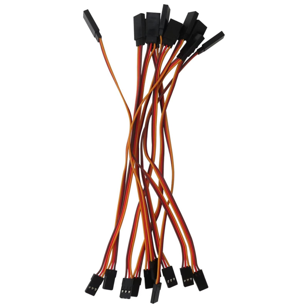 Servo Extension Cable 200Mm Male To Female 30Core Flexible Rc Servo Lead Wire For Jr Futaba 10Pcs 9070919071836
