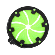 PP-Kunststoff Paintball Speed Feed Torabdeckung, 7,8 cm, Grün/Schwarz