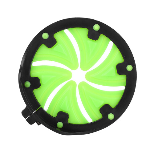 PP-Kunststoff Paintball Speed Feed Torabdeckung, 7,8 cm, Grün/Schwarz