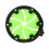 PP-Kunststoff Paintball Speed Feed Torabdeckung, 7,8 cm, Grün/Schwarz 9
