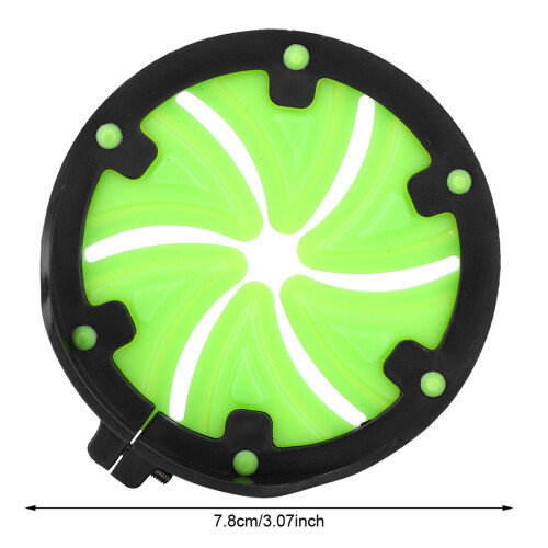 PP-Kunststoff Paintball Speed Feed Torabdeckung, 7,8 cm, Grün/Schwarz 1
