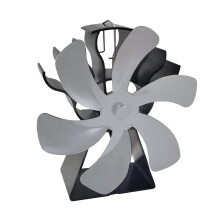 Heat Powered Stove Fan 6 Blade Quiet Eco Friendly Wood Log Burner with Air Volume and Fuel Saving
