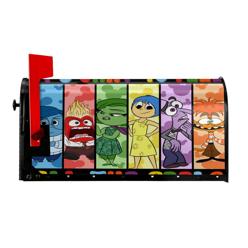 Inside Out Magnetic Mailbox Cover Garden Yard Home Decor For Outside, Decorative Outdoor Post Letter Box Wrap Decor Mail Wraps, 21X18 In 9110895294079
