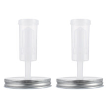 2 Sets Pickleball Accessories Mason Jar Fermentation Lids Wide Mouth Pickling Kit Canning