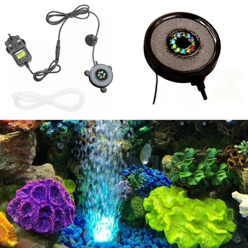 Fish Tank Landscaping Bubble Light LED Bubble Light Aquarium Light Decor Z D5B5 2