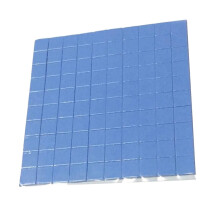 Qijita 100 PCS Conductive Silicone Pad SSD Thermal Pad CPU Chip Heat Conduction Mat