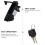 Compression Latch 2 Sets Lock Latches with Key Cabinet Push Button Pp Zinc Alloy 6