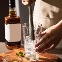 Stainless Steel Ice Mixing Stick, Heavy Duty & Lightweight Ice Crushing Rod, Compatible with Bar & Restaurant Use, Milk Tea Tools