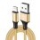 3 m langes, nylonummanteltes USB-Kabel, kompatibel mit iPhone, blau 5