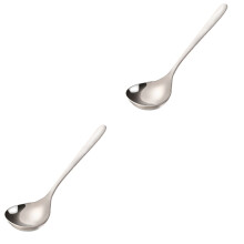 Louche de table, cuillère à soupe, cuillères à dessert en acier inoxydable, vaisselle en bois, thé, cuisine, pot chaud