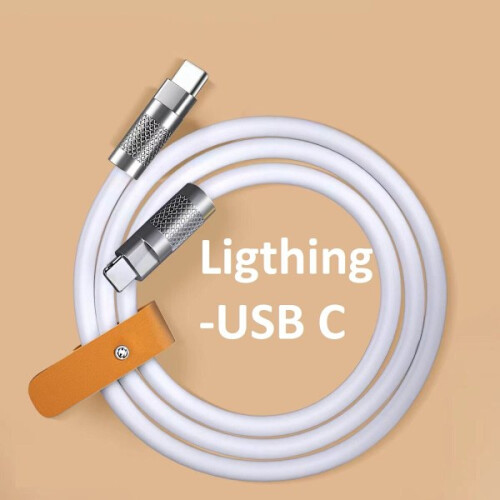 2m 120W fast compatible with iphone usb charger white white