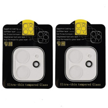 Linsskydd för kompatibel med iPhone11-kamera Härdat glas, 2-pack