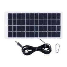 10W USB Solar Panel,12V High-Performance Polysilicon Module Waterproof Solar Charger with Solar Cell for Camping