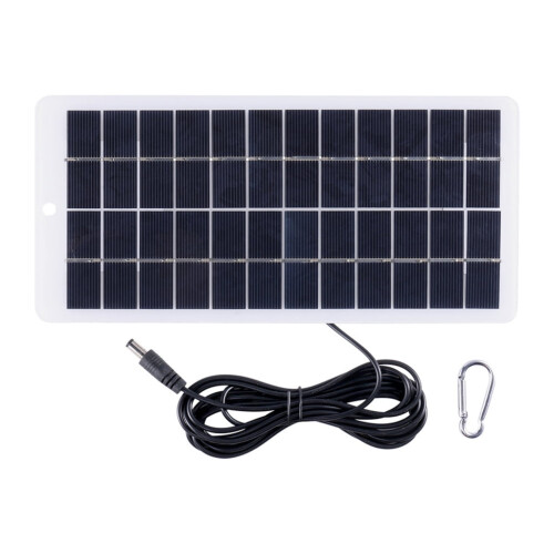 10W USB Solar Panel,12V High-Performance Polysilicon Module Waterproof Solar Charger with Solar Cell for Camping