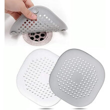 Couvercle de bonde en silicone, filtre de bonde de cuisine avec ventouse