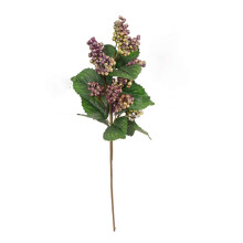 1 branche de myrtilles artificielles décoratives pour la maison, les fêtes et les mariages. Fleurs artificielles de myrtilles pour décorer la