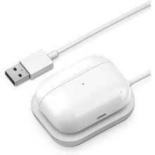 Compatible with AirPods Pro Charger - Wireless Charging Station for compatible with Apple AirPod Pro (White)