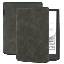 Fodral för Pocketbook Inkpad4 (modell: PB743), magnetiskt smart fodral i PU-läder med automatisk väckning/viloläge, kompatibel med ljudboksläsare