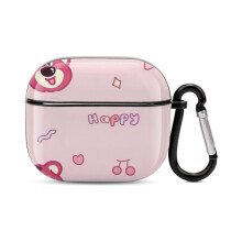 Lotso tok AirPods3-mal kompatibilis, AirPod3 tok nőknek, kompatibilis az AirPods3. generációs tokkal, vezeték nélküli töltés támogatása