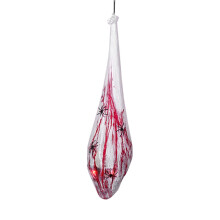 Offre exceptionnelle ! Décoration murale lumineuse squelette animé pour Halloween, idéale pour les fêtes en intérieur. Couleur rouge. Compatible