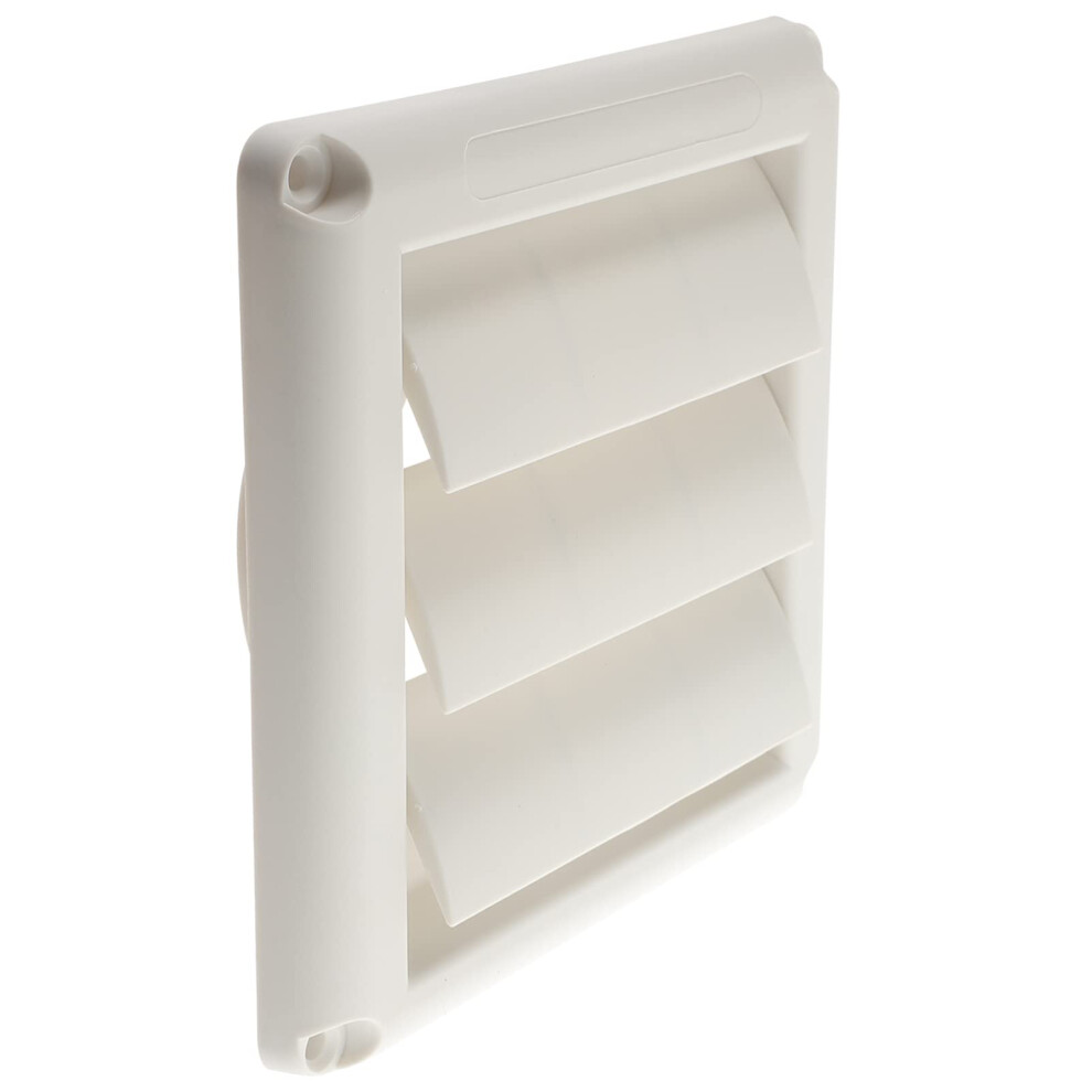 Outdoor Plastic Vent Cover For Vent Duct Opening, Weatherproof Louvered Dryer Vent Cap 9053599466468