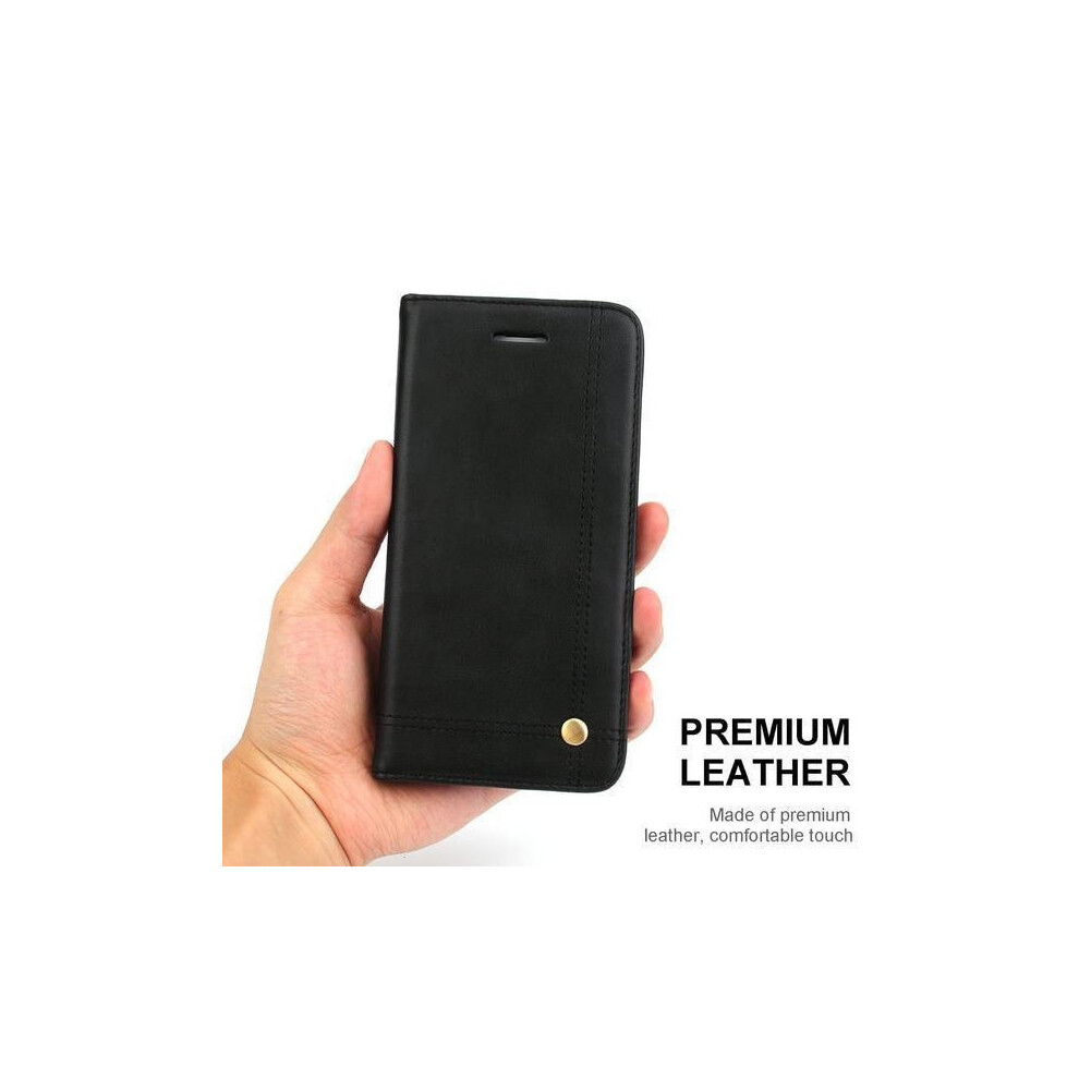Prestige Book Case For Compatible With Huawei P40 Lite E "Black" Black 9083649075876