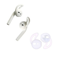 Silicone Hooks for compatible with Apple compatible with AirPods/EarPods White