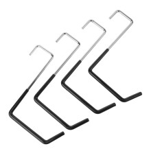 4 Pcs Ladder Wall Hooks for Garage Storage Iron (high Strength Steel)