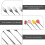 4pcs Fruit Forks Appetizer Dessert Forks Stainless Steel Fruit Picks Tableware 2