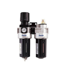 Pneumatic Air Filter Lubricator Combo 2 in 1 Design Filtration Efficiency Green