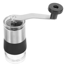Manual Coffee Grinder with Adjustable Grind Settings Stainless Steel Hand Crank for Home and Travel