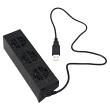 USB Cooling Fan with Intelligent Temperature Control and TripleFan Airflow for Laptops