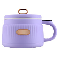 Electric Hot Pot Cooker 1.6L NonStick with LCD and AutoOff for Ramen, Travel and Office Use