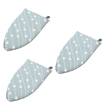3pcs Steam Ironing Mitts Heatproof AntiSteam Glove with Mini Ironing Mat for Travel and Home