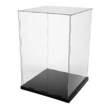 Clear Acrylic Boxing Glove Display Case Dustproof Showcase for Sports Memorabilia and Collectibles