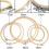 6 wooden embroidery hoops, round 5