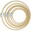 6 wooden embroidery hoops, round 4