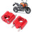 Handlebar Riser, 22mm/28mm Motorcycle Handlebar Fat Bar Riser Brackets Adapter 2