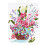 Pack 2 Sets Ribbon Embroidery Flower Bouquet DIY Projects Wedding Gift 2