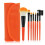 7pcs makeup brushes, professional make up set with case Black 5