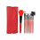 7pcs makeup brushes, professional make up set with case Black 4
