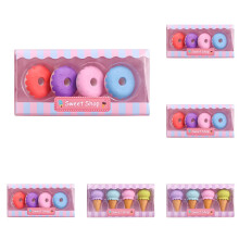 12PCS Erasers Food Erasers Pencil Erasers For Kids Rewards Children School Supplies And Party *12PCS