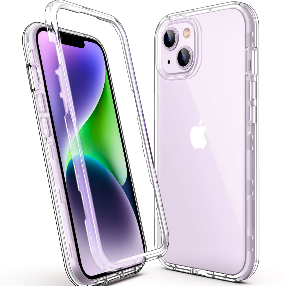 Phone Case For Compatible With Iphone 14 Plus, Rugged Hybrid Heavy Duty Shockproof Clear Case For Compatible With Apple Iphone 14 Plus 6.7" 2022 9071309797084