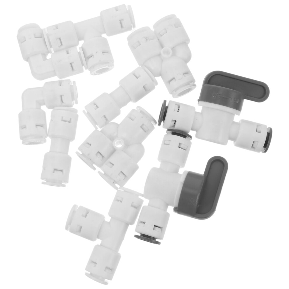 10Pcs Tube Quick Connector Water Purifier Fittings Tube Quick Connect Fittings 9071309799248