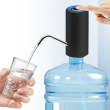 Viflosae Water Pump for 5 Gallon Bottle, Electric Portable Drinking Water Pump with Switch & USB Charging, Compatible with Standard Water Dispensers