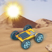 SNGMN Solarbetriebenes Kinderspielzeugauto - Transparentes Zahnradmodell zum Selberbauen für frühes Lernen - Lustiges Lerngeschenk für Kinder ab 3