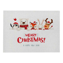 Christmas Placemat Family Table Arrangement Supplies Decorations, Christmas Pillows & Case